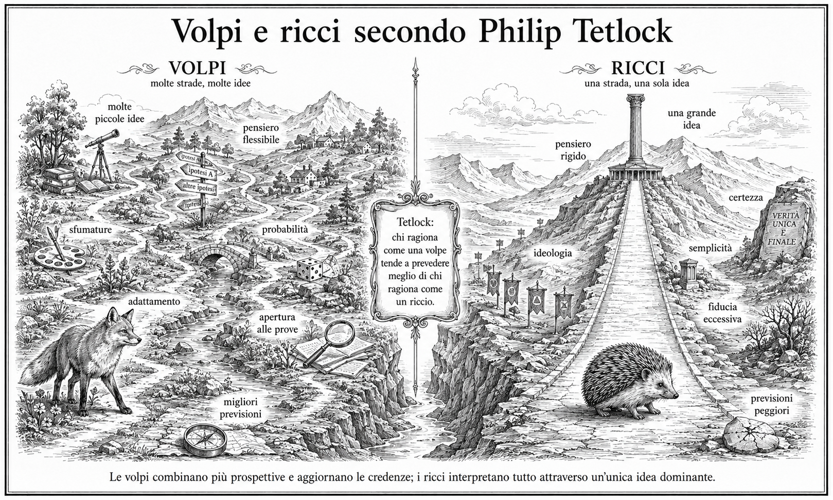 Cosa studiare per il 2026: le competenze che contano davvero nell'era dell'intelligenza artificiale 9 Cosa studiare per il futuro: volpi e ricci